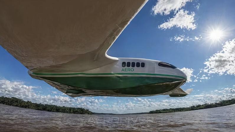 Nova tecnologia de barcos voadores, chamados “veículos de efeito solo”, quer ajudar a solucionar problemas logísticos do transporte na Amazônia