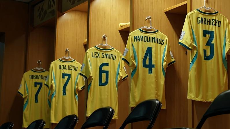 Brasil x Marrocos: veja o vestiário da Seleção Brasileira para estreia