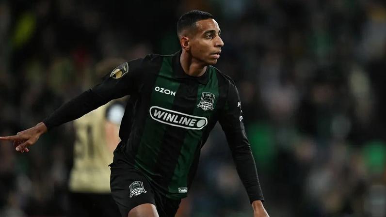 Victor Sá comemora gol pelo Krasnodar (Foto: Divulgação/Krasnodar)