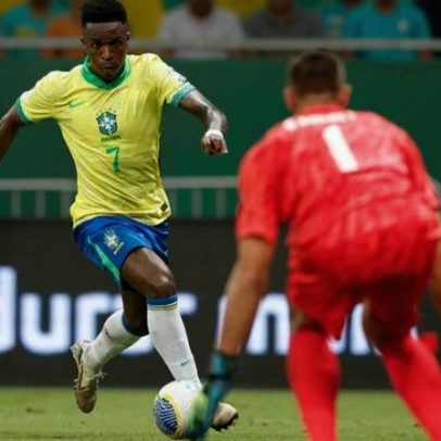 Vini Jr. tem maior valorização entre jogadores da seleção