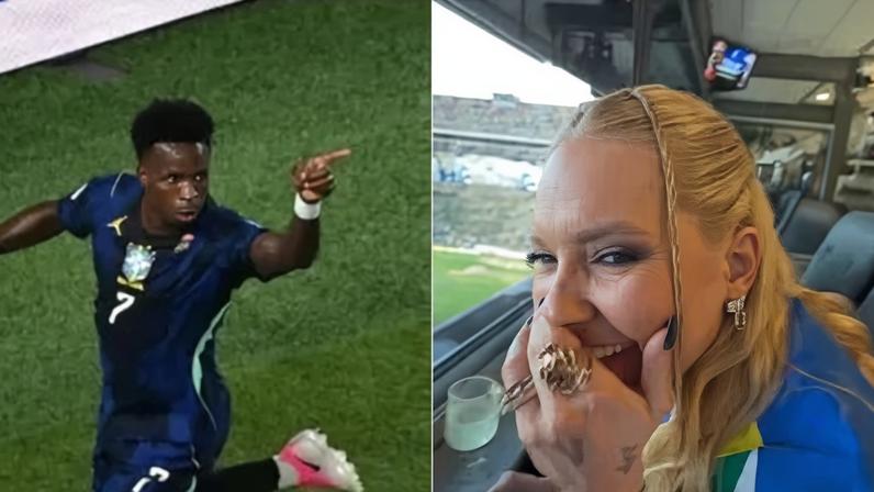 Gol dedicado à Virginia? Vini Jr. é questionado e dá resposta enigmática