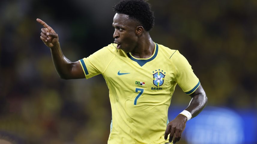 Vini Jr. no amistoso contra o Panamá, no Maracanã