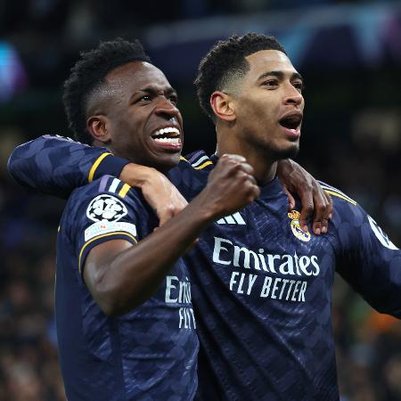Vinicius Jr e Jude Bellingham são companheiros no Real Madrid