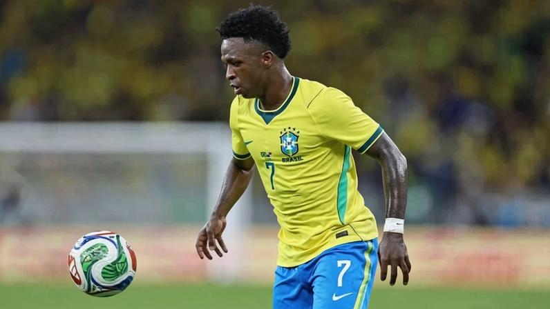 Vini Jr, da Seleção Brasileira