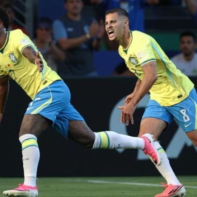 Vini Jr. iguala Ronaldinho com gol pela seleção contra Marrocos