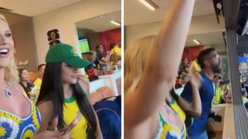 Virginia Fonseca vibra com gol de Vini Jr
