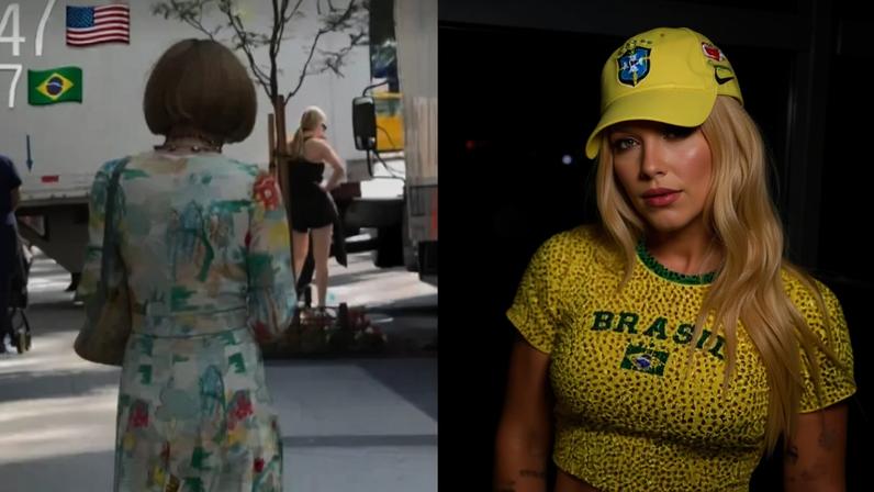Virginia esbarra com Anna Wintour em Nova York