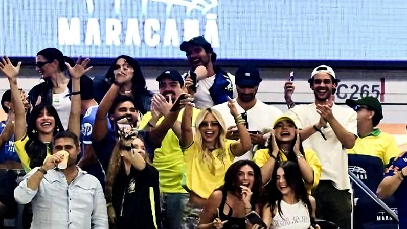 Virginia comemora gol de Vini Jr. no Maracanã