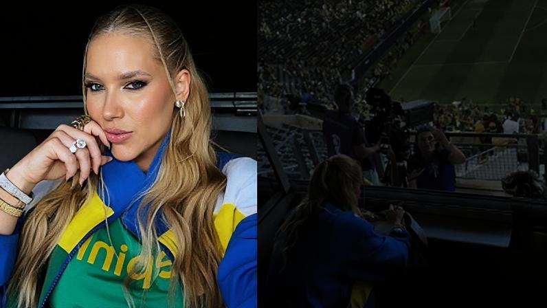 Virginia compartilhou registros no estádio antes da 2ª partida do Brasil na Copa do Mundo de 2026