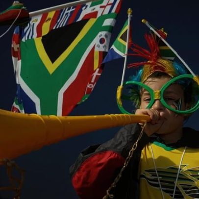 México e África do Sul abrem a Copa de 2010 com mar de vuvuzelas