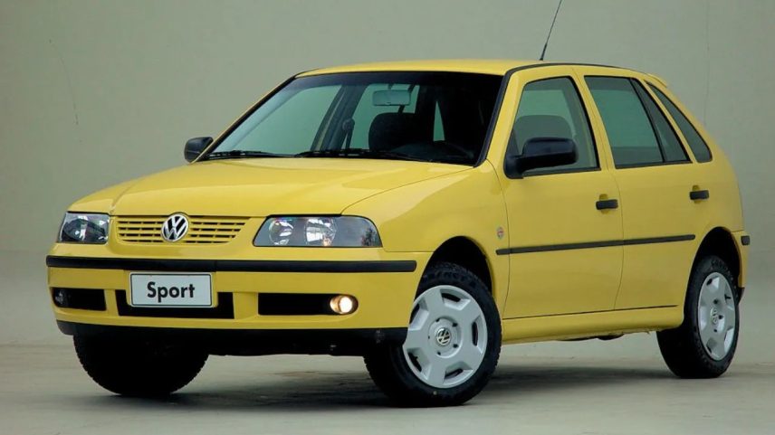 Volksweagen Sport de 2002 era o modelo que fazia referência à Copa do Mundo — Foto: divulgação / Volkswagen