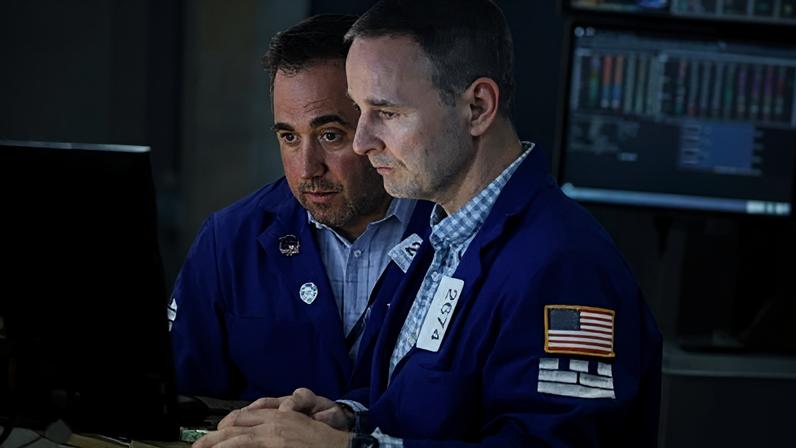 Operadores na bolsa de Nova York em 24 de junho de 2026
