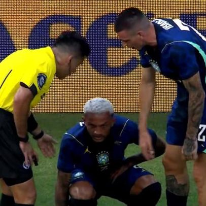 Wesley sofre lesão na perna direita e deixa amistoso Brasil x Egito