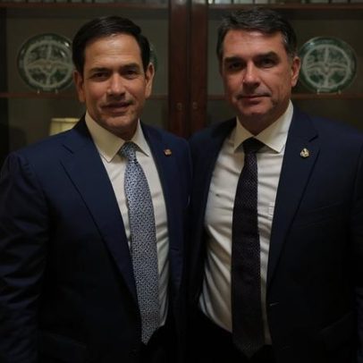 Flávio Bolsonaro pede a Rubio que EUA poupem Brasil de taxação