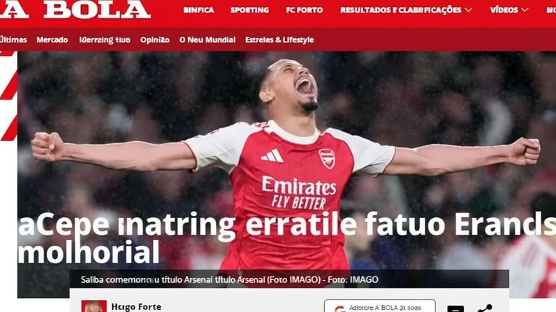 Zagueiro do Arsenal agrava lesão e pode ser cortado da Copa pela França — Foto: Reprodução