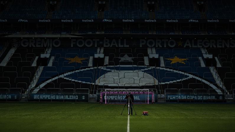 Arena do Grêmio recebe equipe para vistorias em programa de modernização dos estádios da CBF — Foto: Divulgação