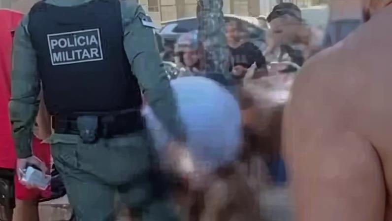 Jovem de 19 anos foi mordida por tubarão na praia de Boa Viagem, no Recife — Foto: Reprodução/WhatsApp