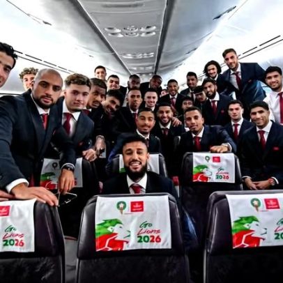 Marrocos chega aos EUA para estreia da Copa do Mundo