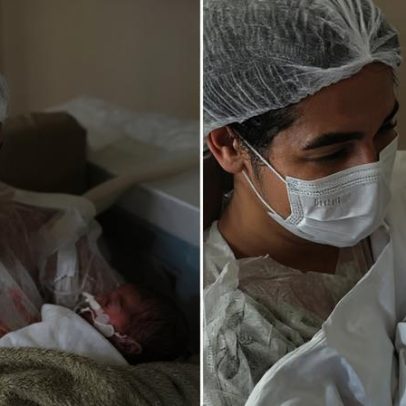 Mãe celebra alta de gêmeas nascidas com 25 semanas após 3 meses na UTI em SC