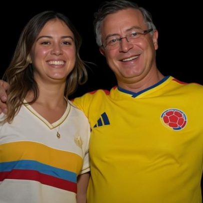 Filha do presidente da Colômbia homenageia James Rodríguez como ídolo