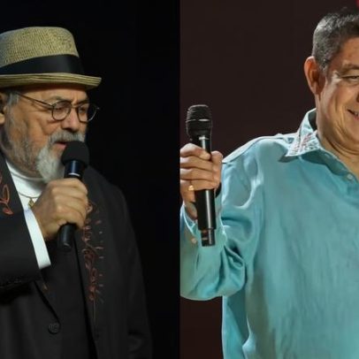 Jorge Aragão e Zeca Pagodinho apostam em looks da cultura brasileira na turnê