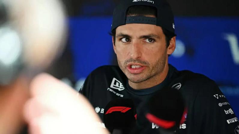 Carlos Sainz no pós corrida