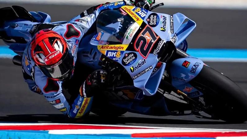Iker Lecuona durante sua participação pela Gresini Racing no GP da Hungria; espanhol afirmou ao Parabólica que viveu um fim de semana "espetacular" em seu retorno à MotoGP
