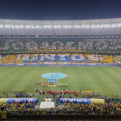 Seleção feminina faz recorde de público com 55 mil em Fortaleza