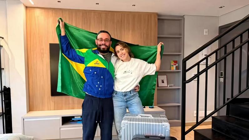 Casal gasta R$ 46 mil para ver 1º jogo do Brasil na Copa — Foto: Arquivo pessoal