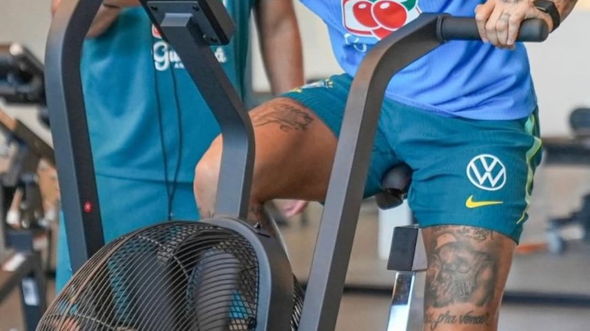 Neymar posta foto treinando antes da estreia do Brasil na Copa do Mundo — Foto: Reprodução/Instagram