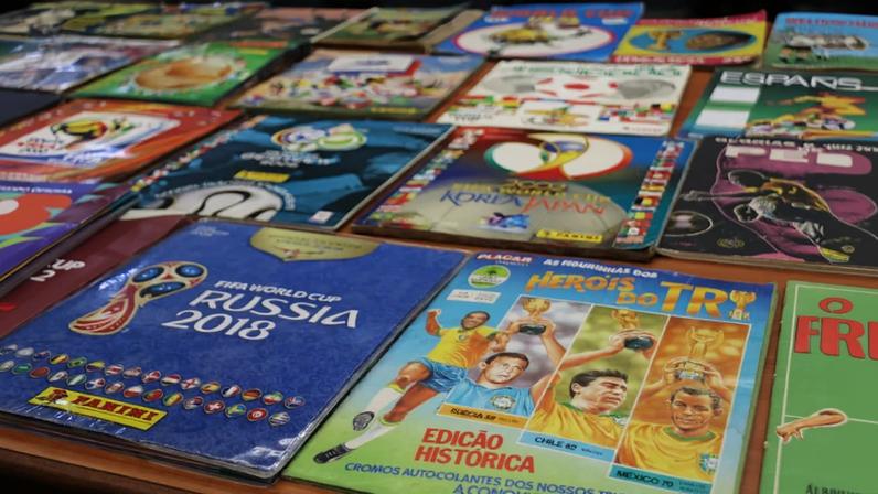 Figurinha de Carlo Ancelotti no álbum da Copa do Mundo de 1986. — Foto: Rodrigo Cassol