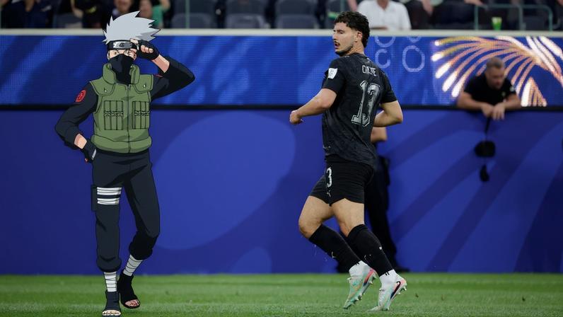 Kakashi e Cacace, lateral da Nova Zelândia — Foto: Montagem sobre foto de Eric Verhoeven/Soccrates/Getty Images