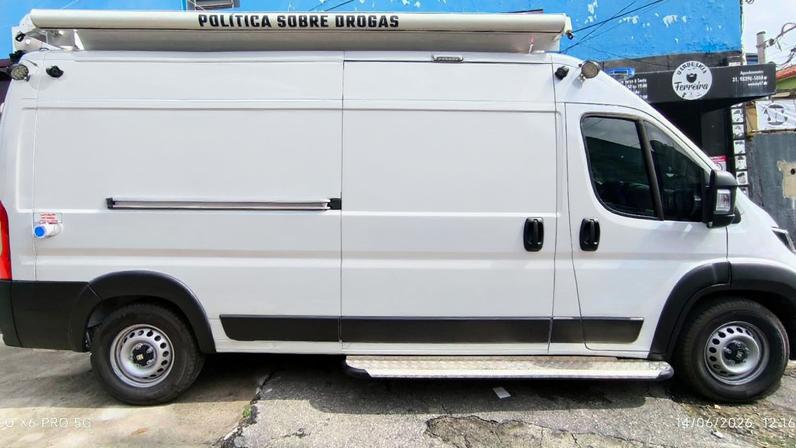 Unidade móvel Subsecretaria de Políticas sobre Drogas (Supod)