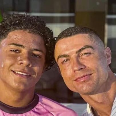 Cristiano Ronaldo parabeniza o filho na estreia de Portugal na Copa do Mundo