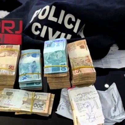 Pilhas de dinheiro são achadas pela Val Ceasa em ação ligada ao TCP