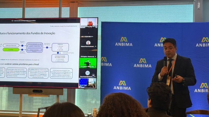 Mário Gouvêa de Almeida, coordenador e membro do Comitê Executivo do programa na Secretaria do Tesouro Nacional, durante evento sobre o Eco Invest realizado pela Anbima em São Paulo,