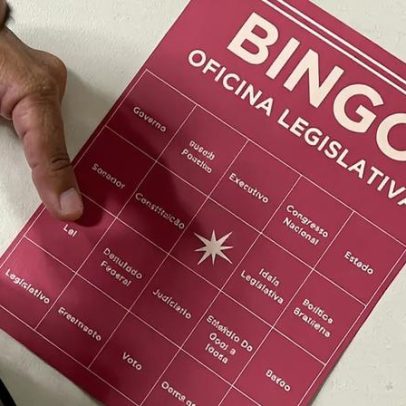 Bingo é ferramenta para turma de idosos na Oficina Legislativa do e-Cidadania