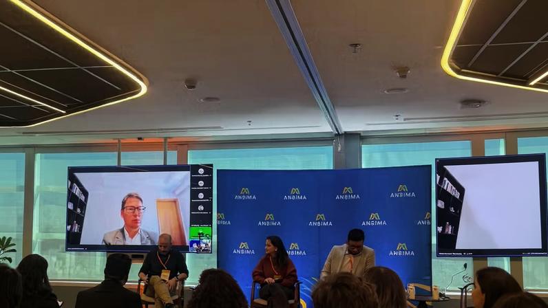 Banco, cientista-empreendedor e especialista em deep techs debatem em painel da Anbima como o 5º leilão do Eco Invest pode destravar capital para projetos considerados arriscados demais