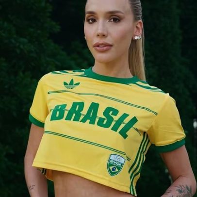Ana Lídia Martins exibe look eleito para Brasil x Haiti