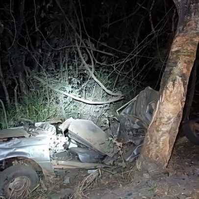 Motorista morre após sair da pista e colidir com árvore na BR-153