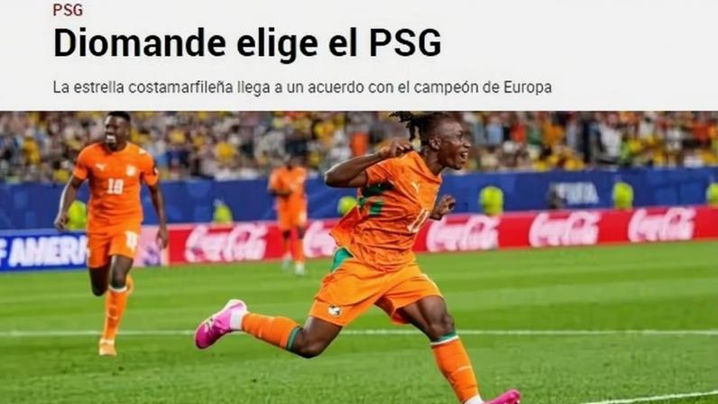 Revelação da Copa, Diomandé acerta com o PSG e deve ser primeiro reforço após o Mundial — Foto: Reprodução
