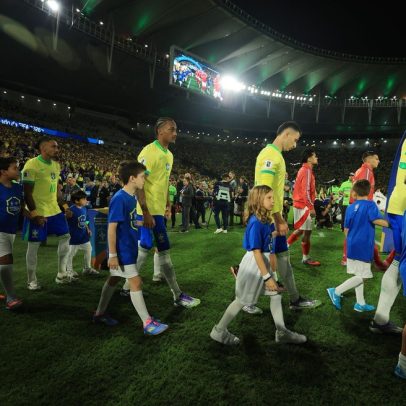 Perfil das crianças que acompanham jogadores ao campo