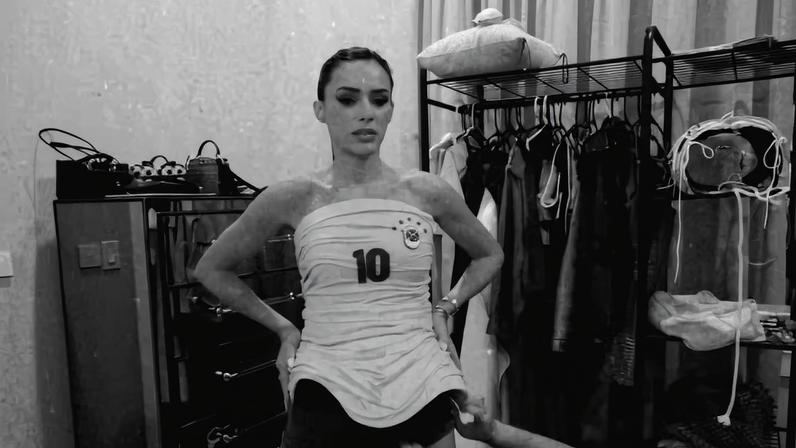 Bruna Biancardi mostra look para Brasil x Japão — Foto: Reprodução/ Instagram
