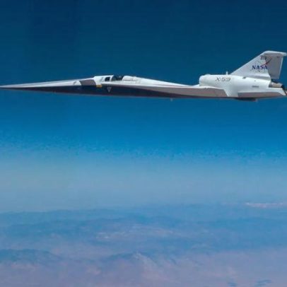NASA X-59 redefine sonho de voo supersônico sem estrondo