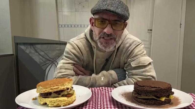 Chef Henrique Fogaça criou duas versões da sobremesa — Foto: Reprodução/Instagram