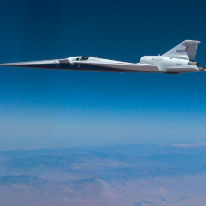 NASA X-59 realiza primeiro voo supersônico