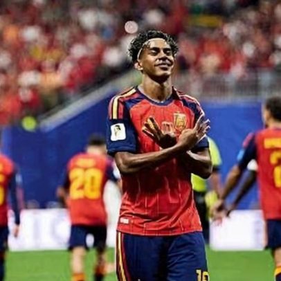 Significado da celebração '304' de Yamal após gol da Espanha