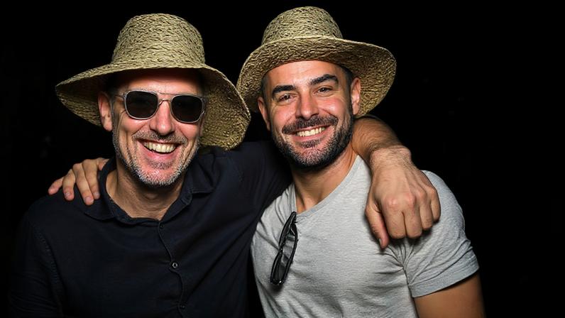 Zac Efron e o designer Joost Bakker — Foto: Instagram