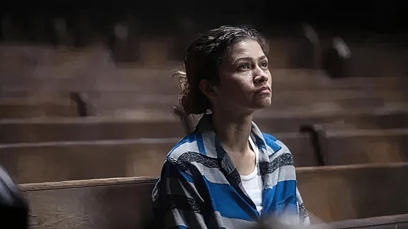 Zendaya como Rue em "Euphoria"