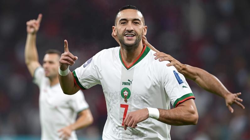 Ziyech foi uma das estrelas da seleção de Marrocos que brilhou no Qatar-2022